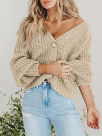 Button Up Knit Cardigan