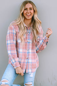 Flannel Shirt- Pink