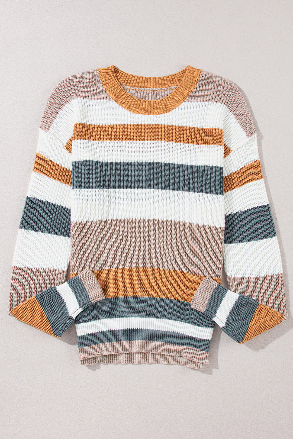 Colorblock Knit Sweater