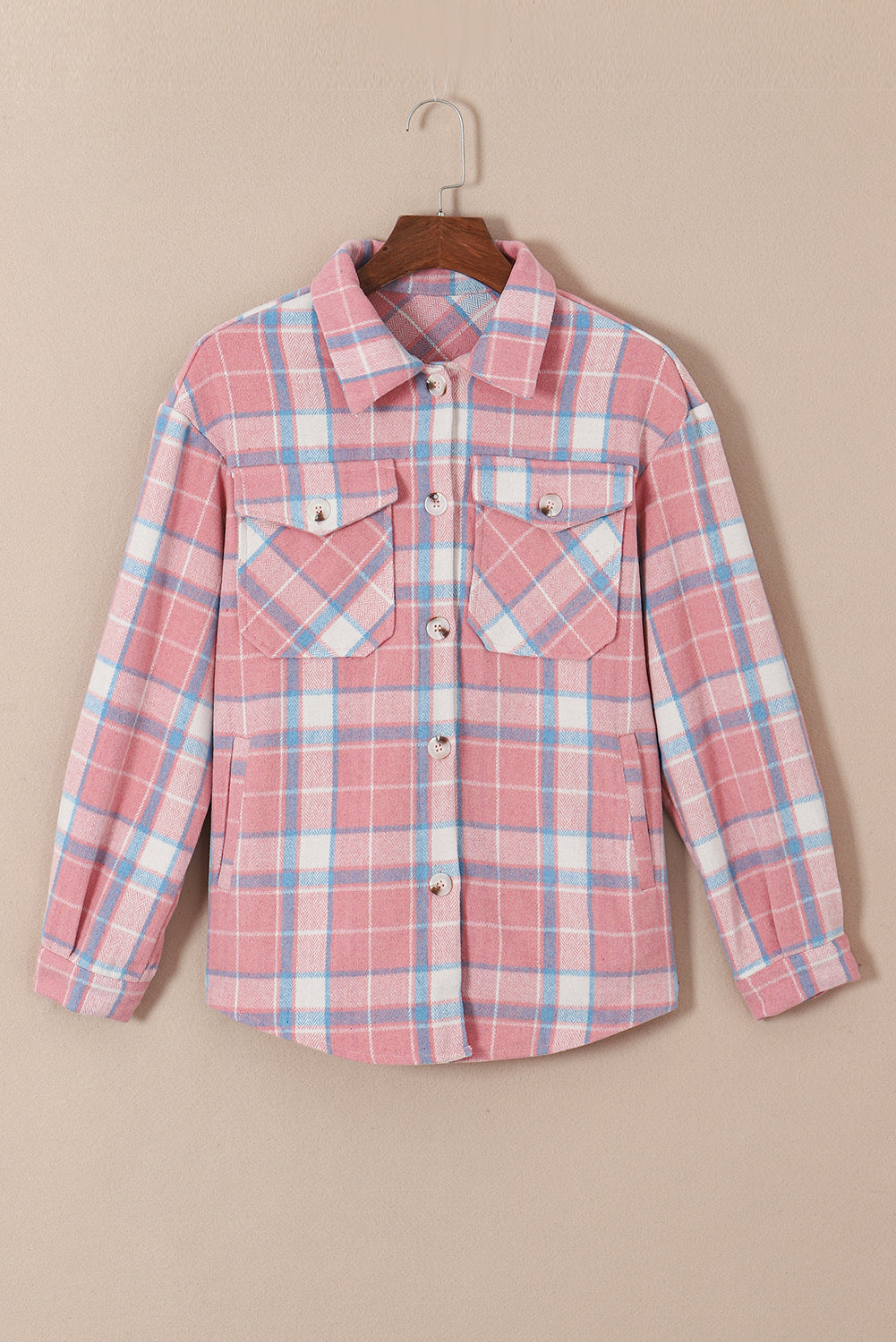 Flannel Shirt- Pink