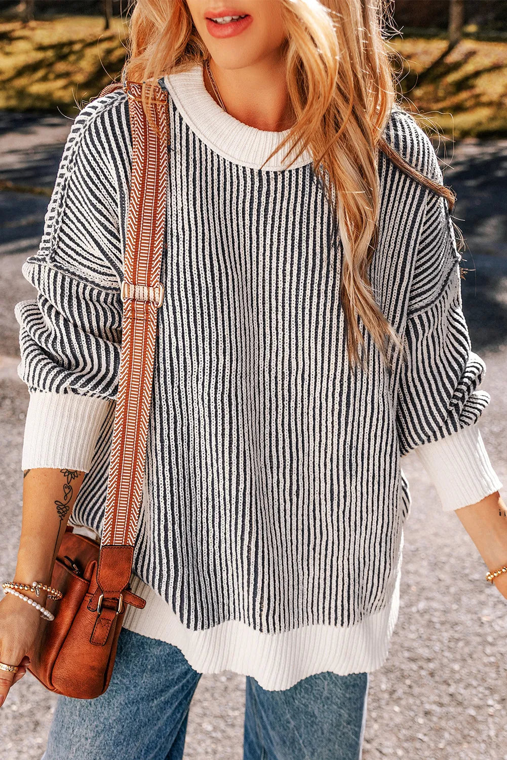 Ribbed Knit Sweater