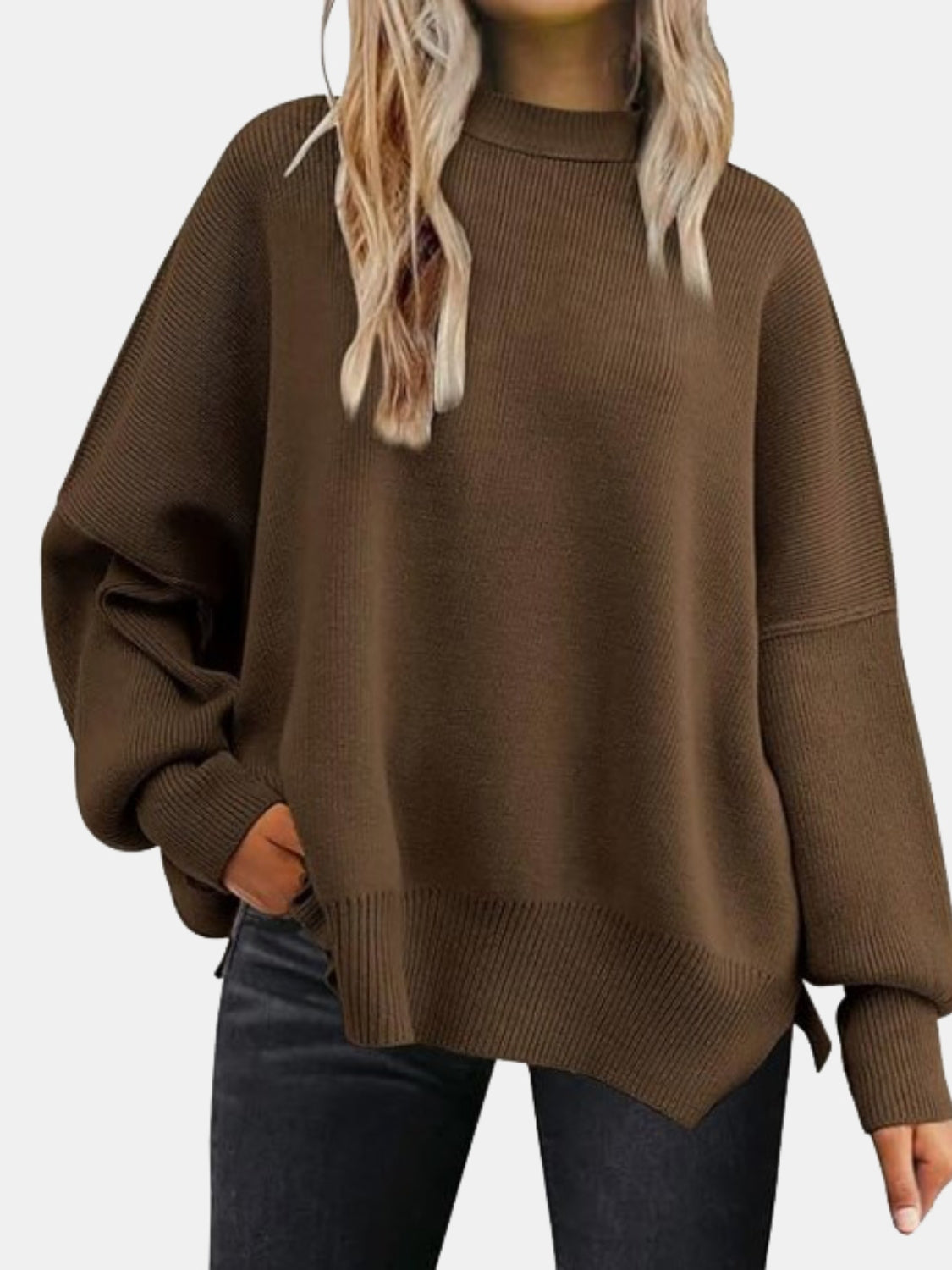 Turtle Neck Knit Sweater