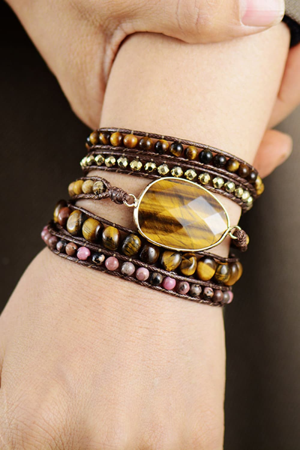 Tigers Eye Layered Bracelet