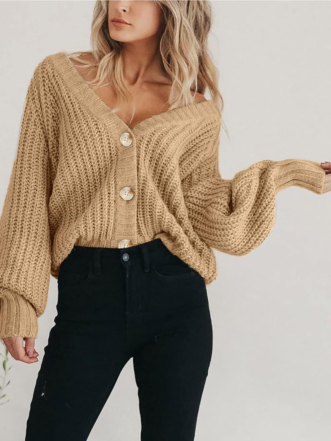 Button Up Knit Cardigan