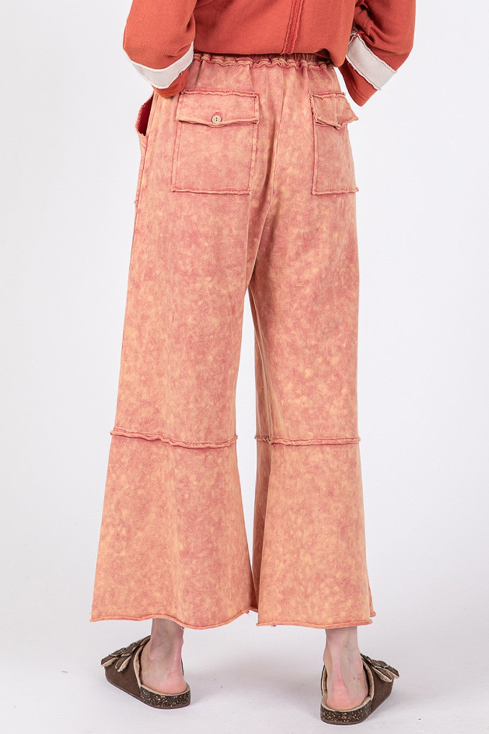 Teresa Mineral Washed Wide Leg Pants