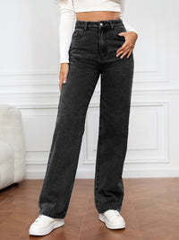 Courtney High Waist Straight Jeans