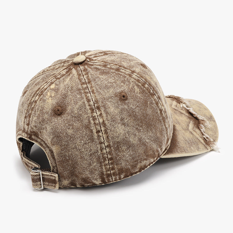 Distressed Adjustable Baseball Cap