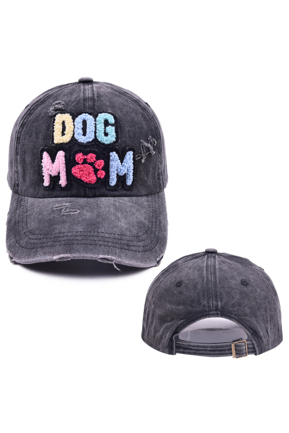 DOG MAMA Baseball Cap- Black