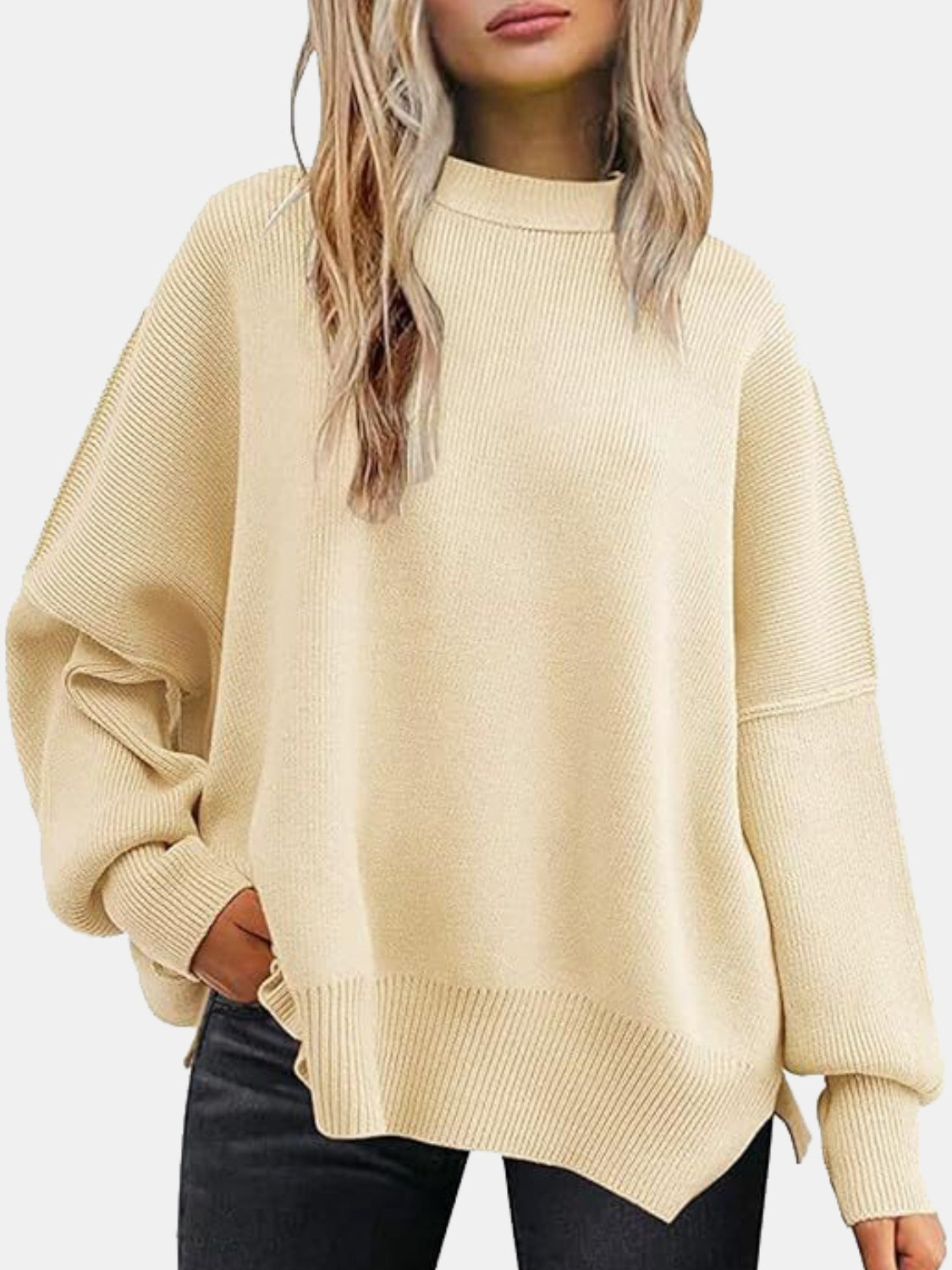 Turtle Neck Knit Sweater