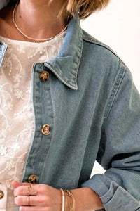 Button Up Denim Jacket