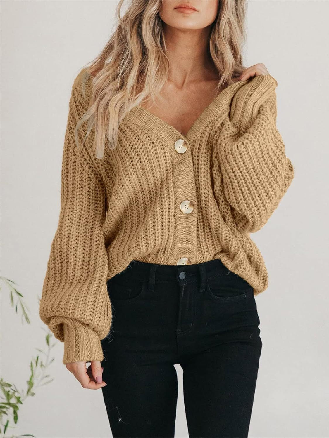 Button Up Knit Cardigan