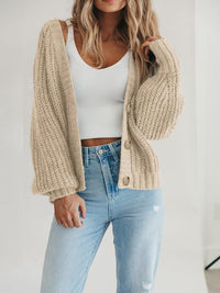 Button Up Knit Cardigan