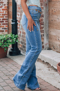 Jenny Pearl Boot Cut Denim Jeans