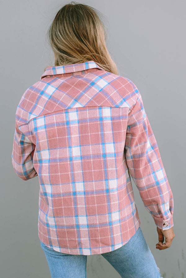 Flannel Shirt- Pink