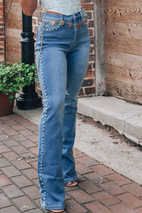 Jenny Pearl Boot Cut Denim Jeans