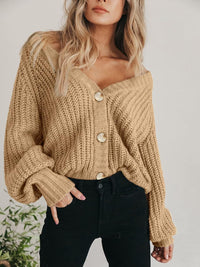 Button Up Knit Cardigan