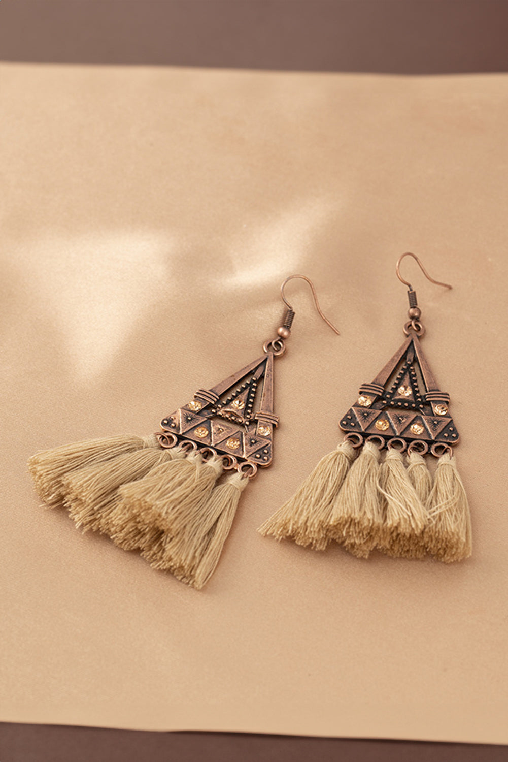 Boho Triangle Fringe Earrings