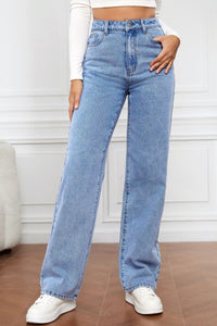 Courtney High Waist Straight Jeans