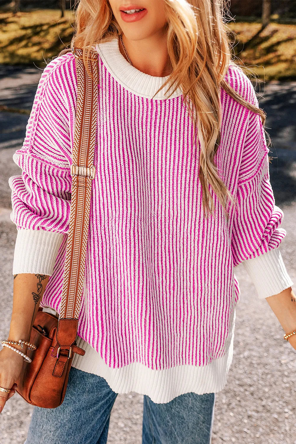 Ribbed Knit Sweater