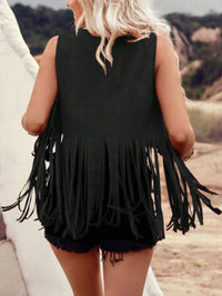 Fringe Studded Vest