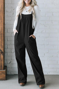 Corduroy Overall- Black