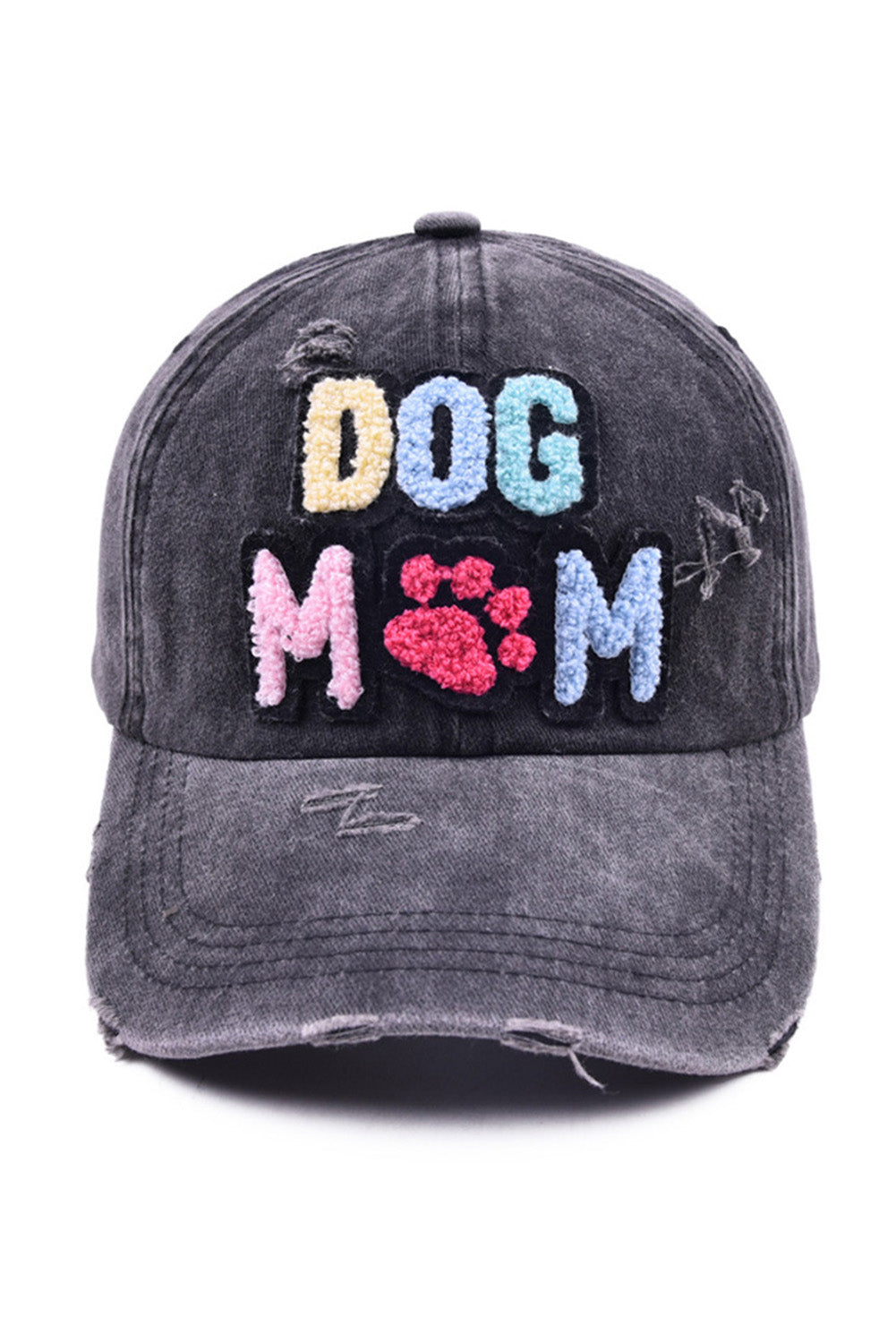 DOG MAMA Baseball Cap- Black