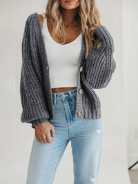 Button Up Knit Cardigan