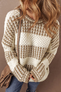 Striped Knit Sweater