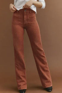 Kinley High Waist Corduroy Pants