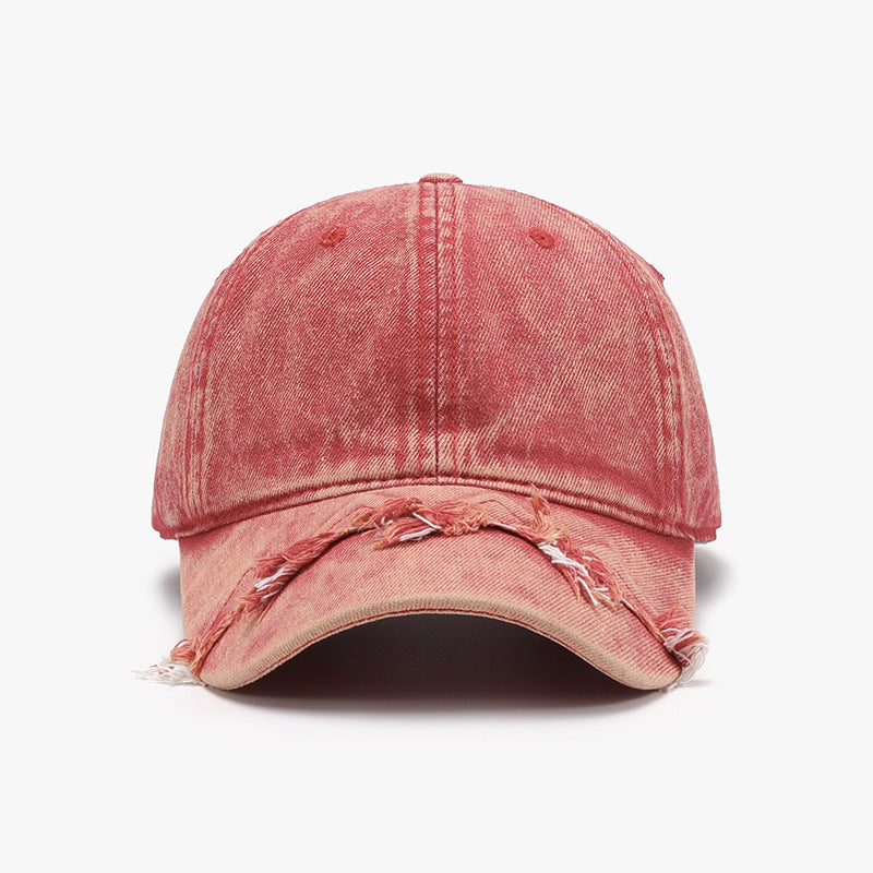 Distressed Adjustable Baseball Cap