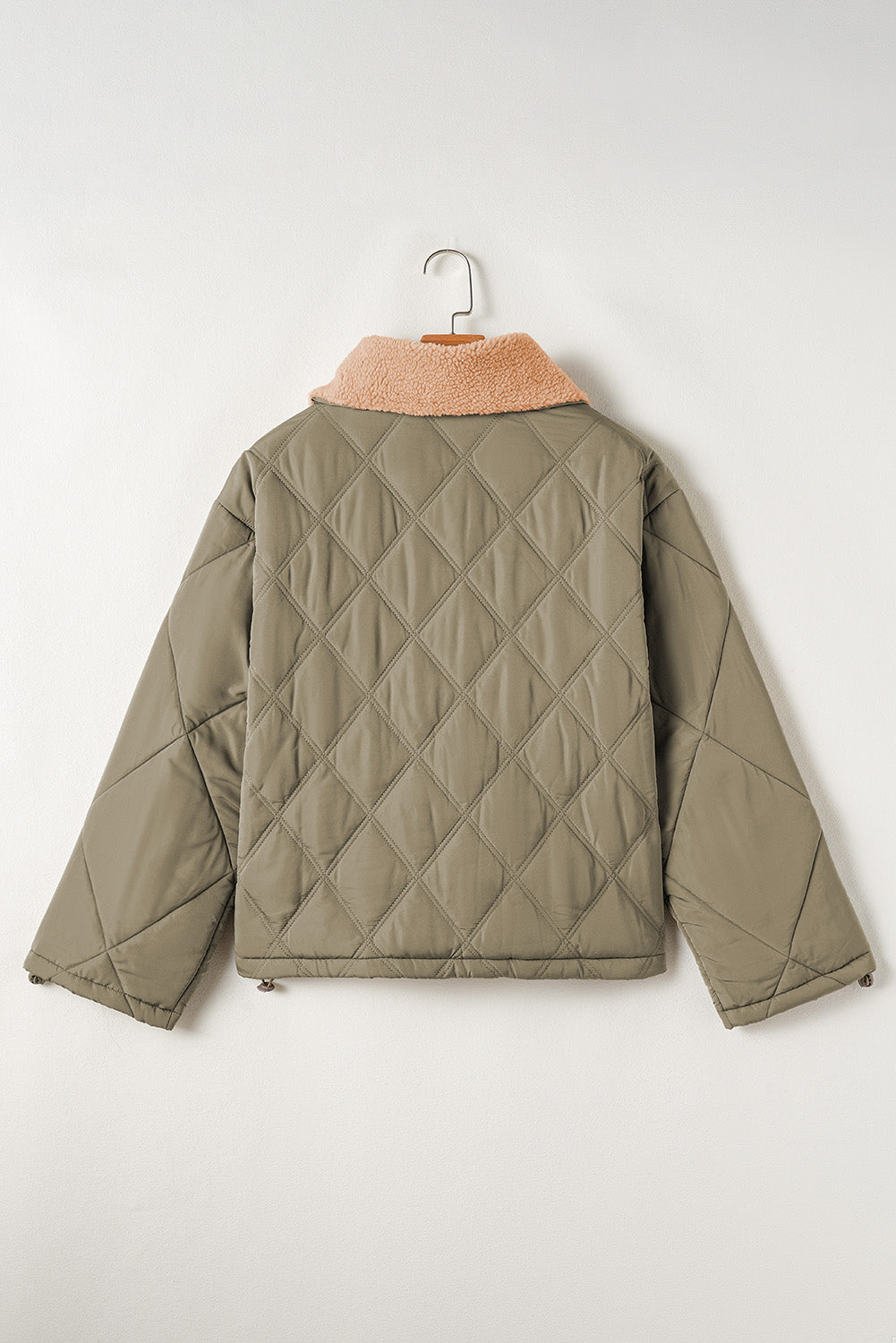 Quilted Puffer Jacket- Jungle Green