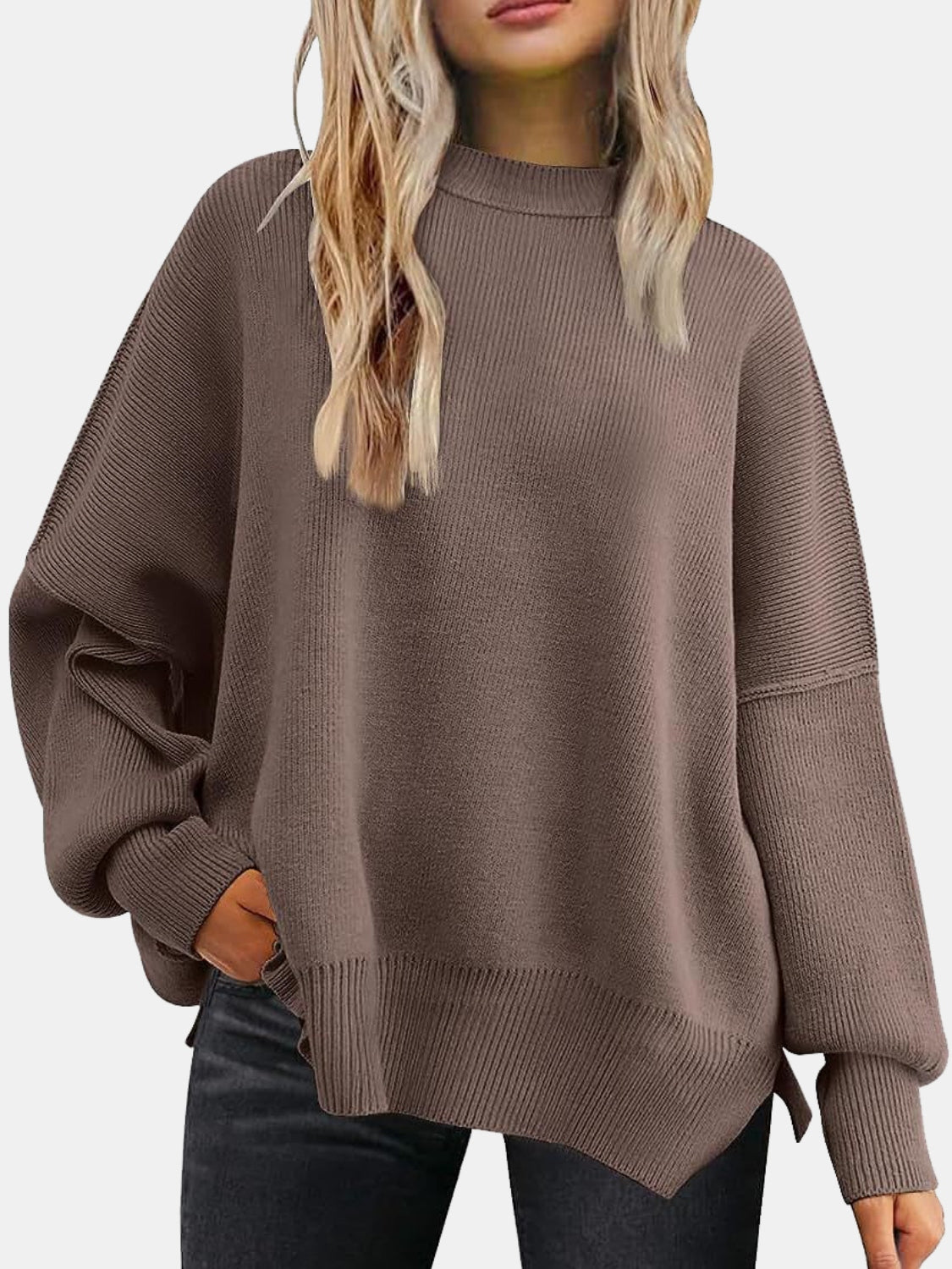 Turtle Neck Knit Sweater