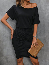 Short Sleeve Little Black Dress