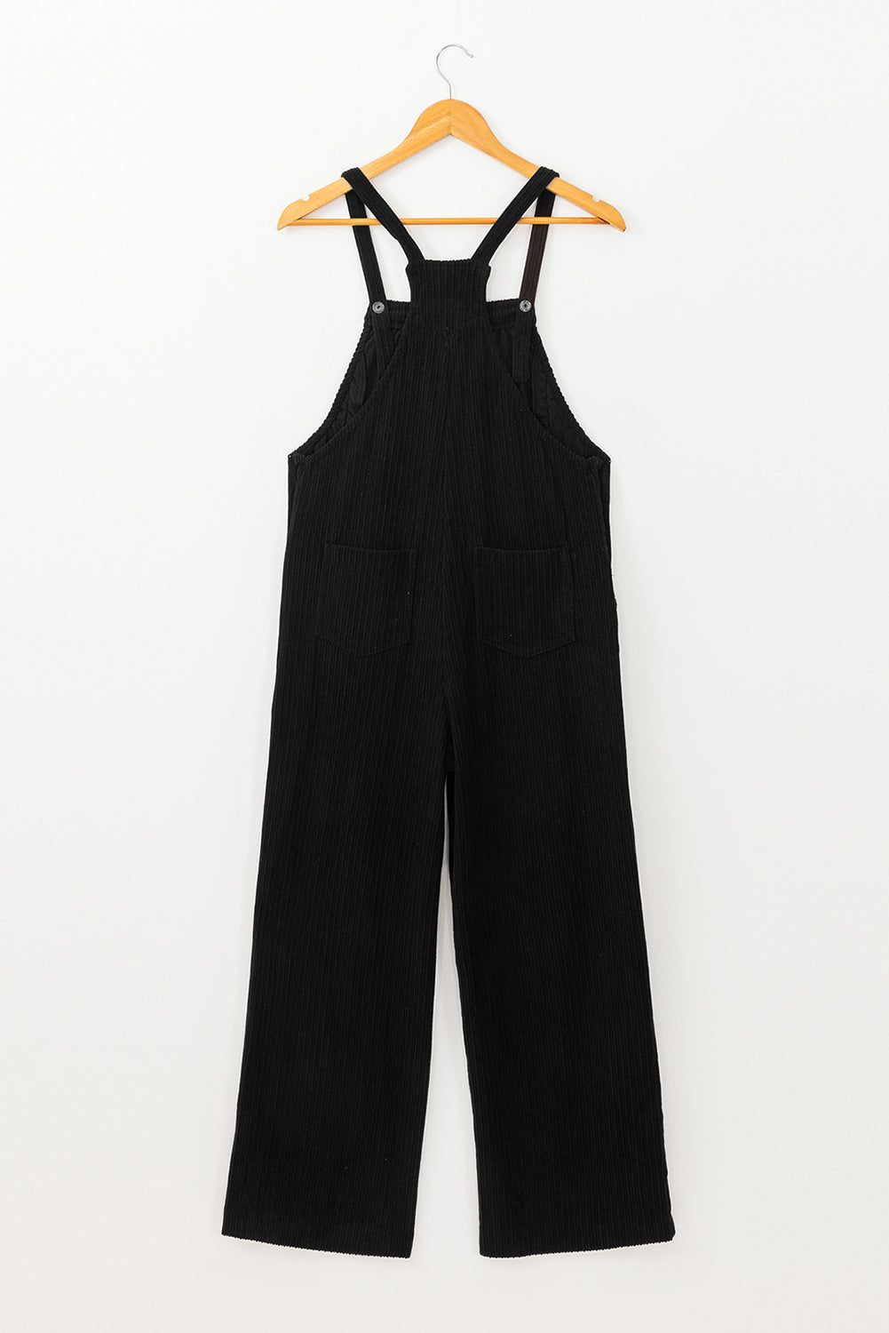 Corduroy Overall- Black